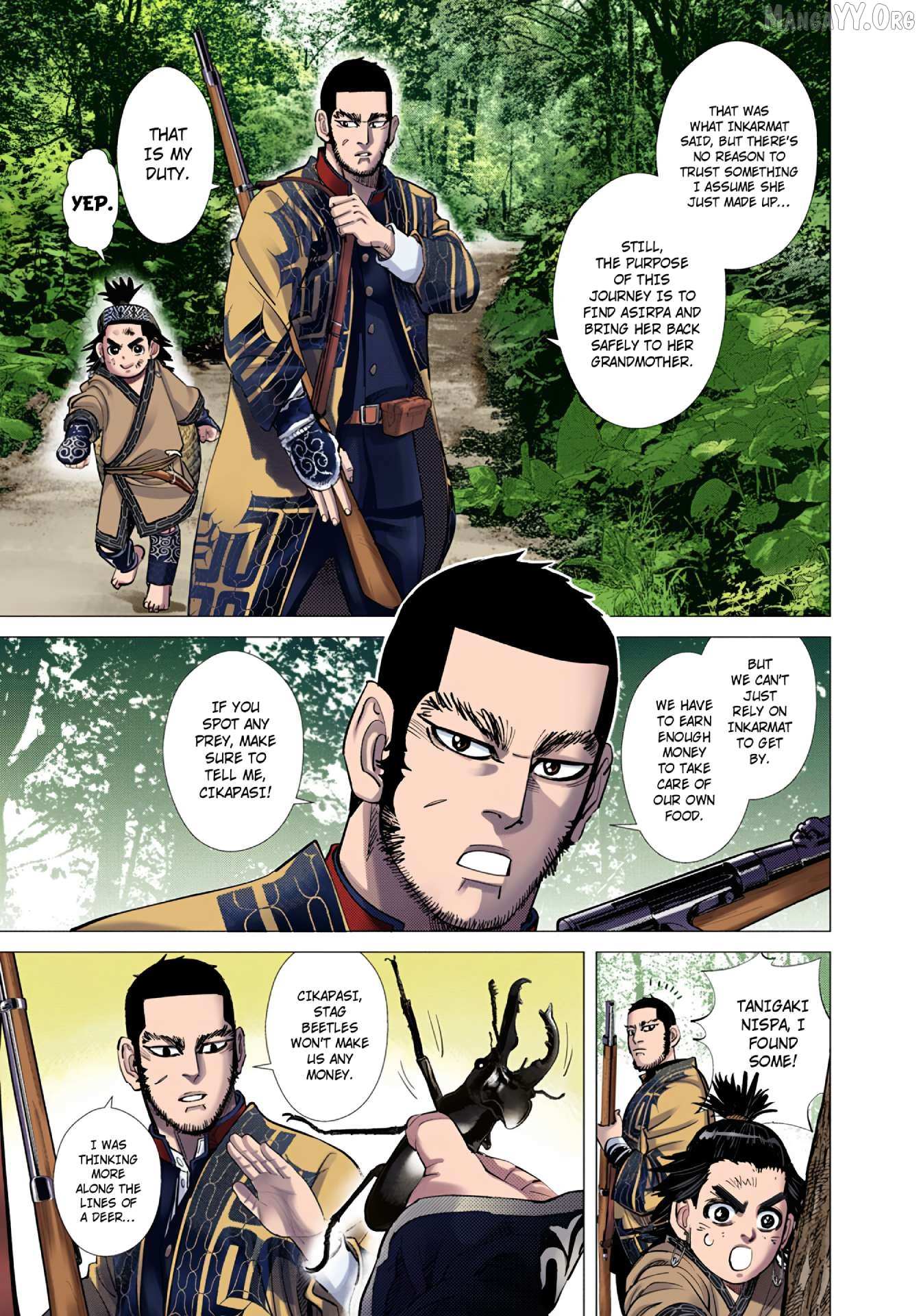 Golden Kamuy - Digital Colored Chapter 95 page 15 - 