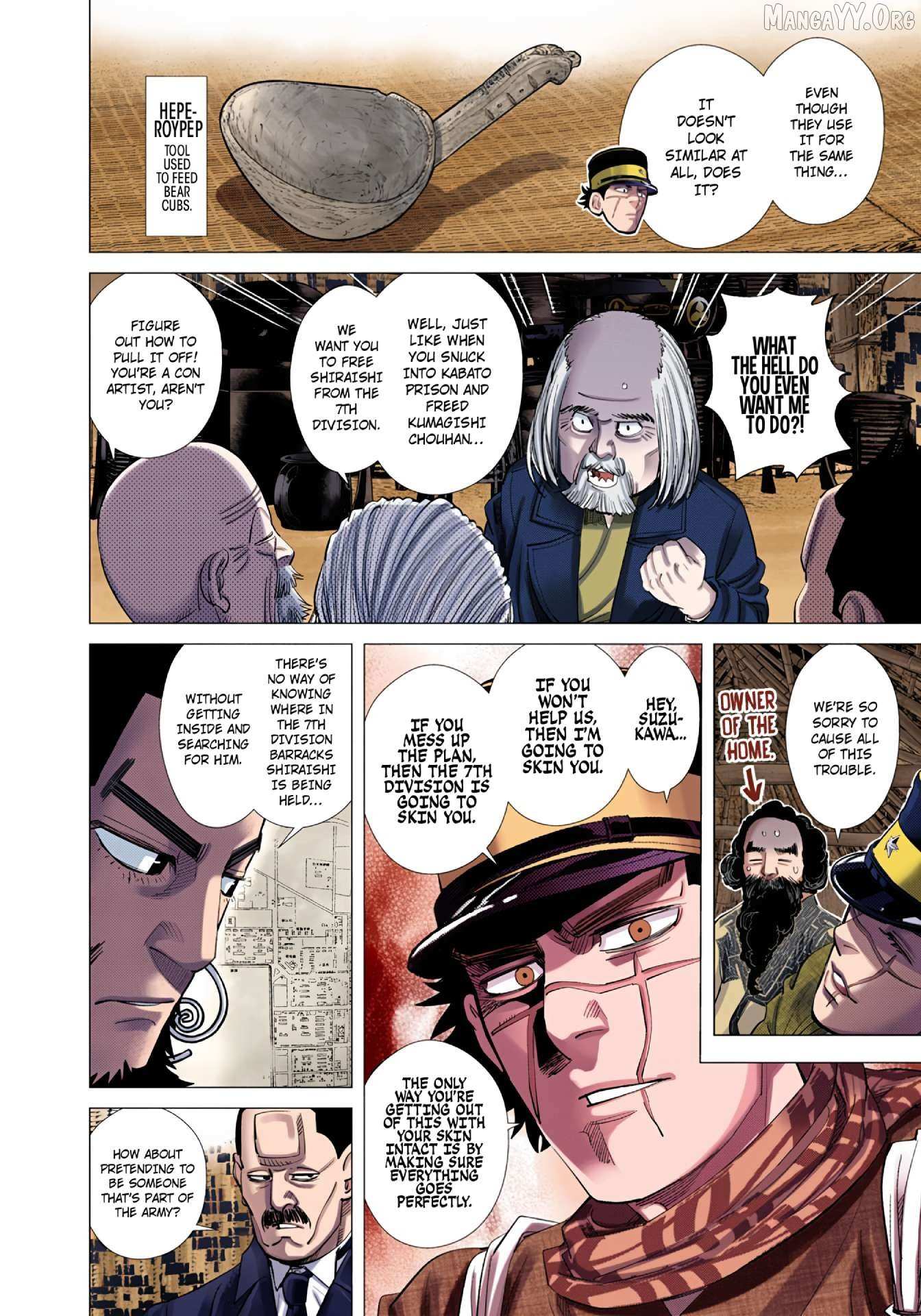 Golden Kamuy - Digital Colored Chapter 95 page 8 - 