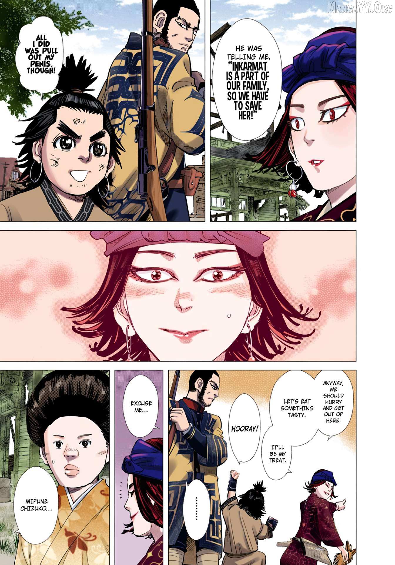 Golden Kamuy - Digital Colored Chapter 97 page 4 - 