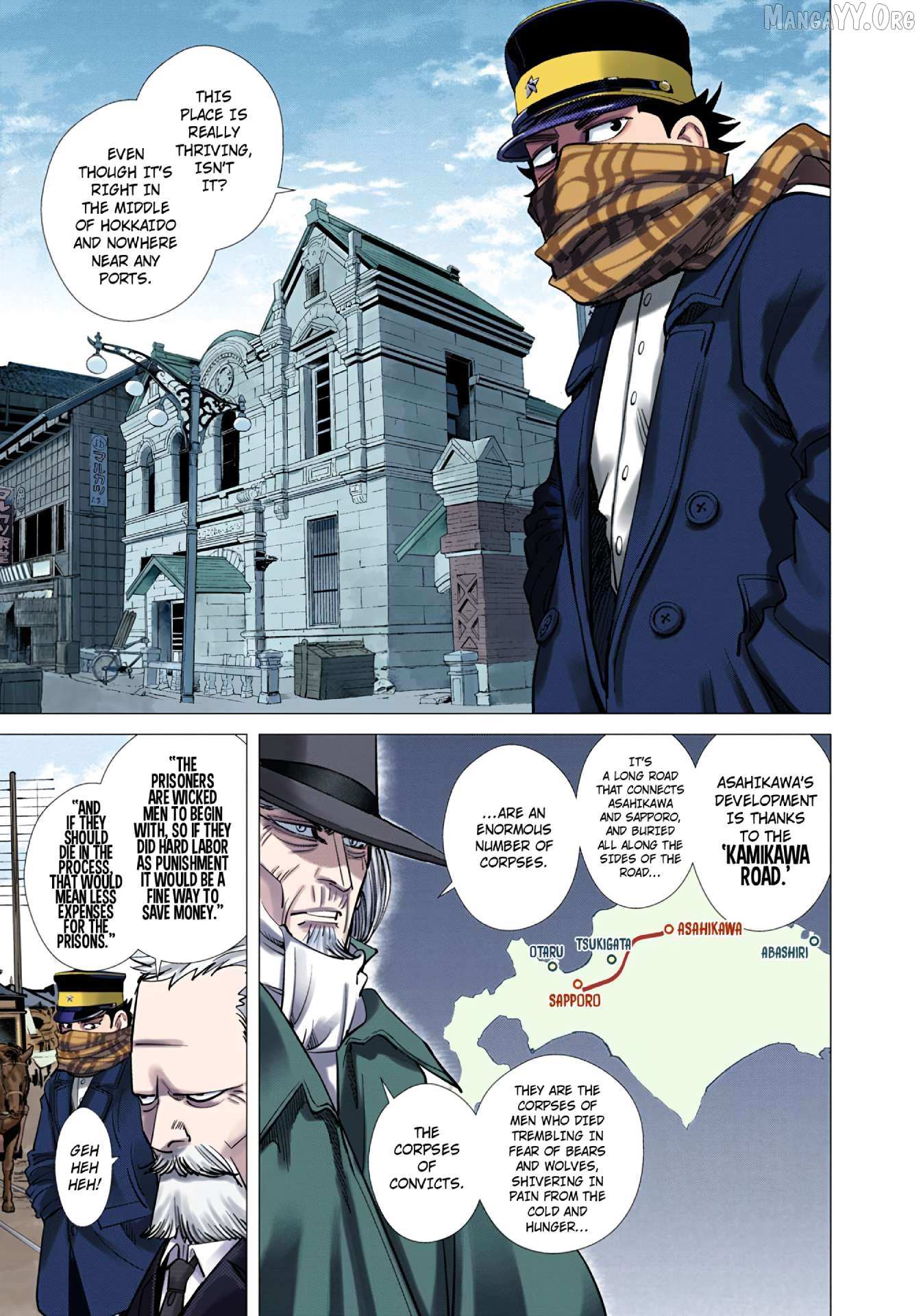 Golden Kamuy - Digital Colored Chapter 97 page 8 - 