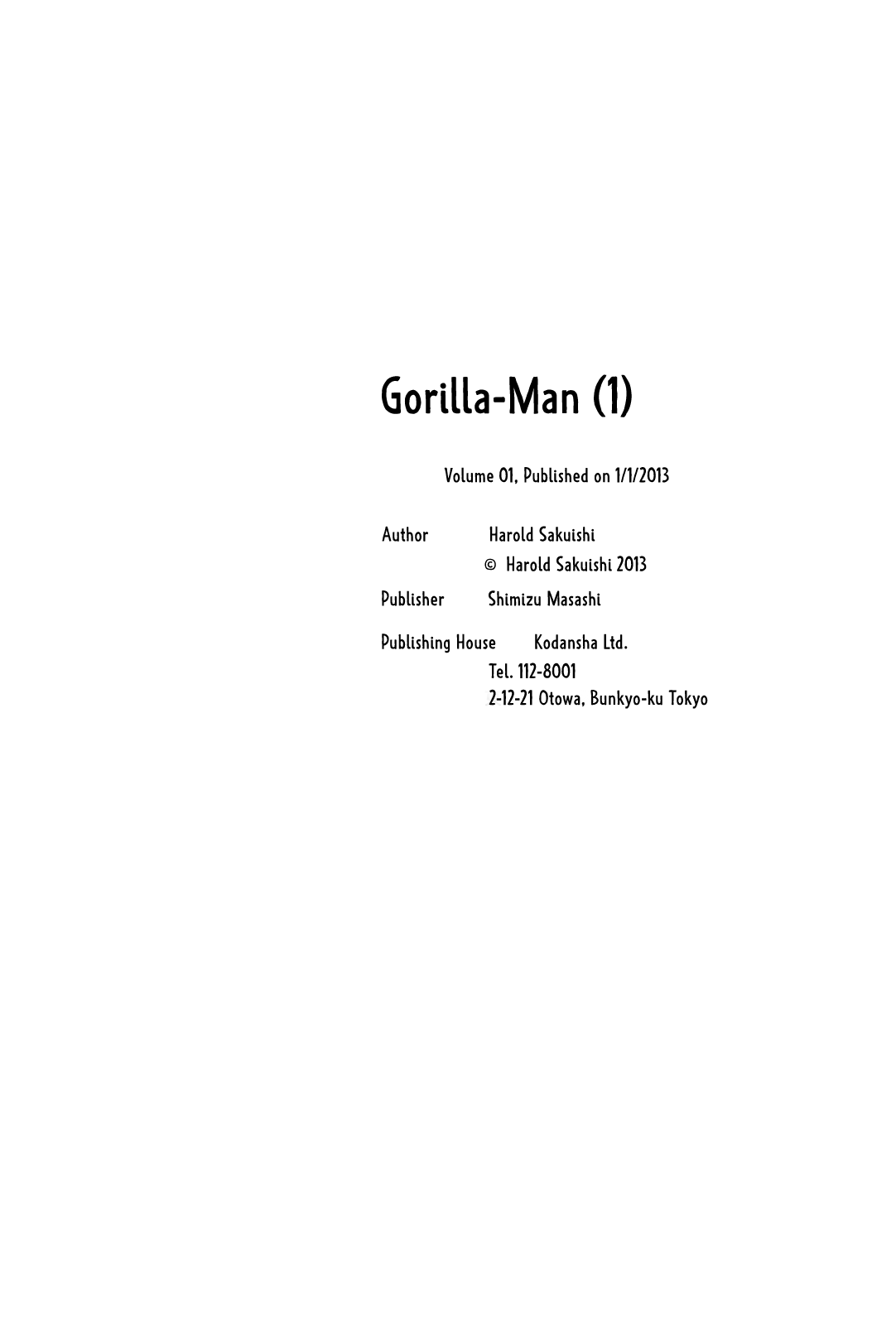 Read Gorillaman chapter 11 image 24 on Lezhin