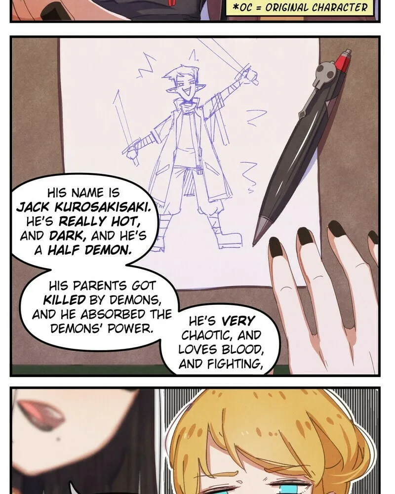Goth Girl & The Jock (Colored) Chapter 1 page 8 - 