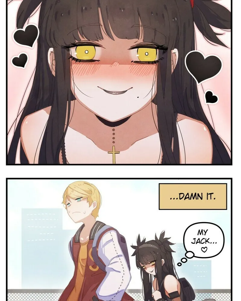 Goth Girl & The Jock (Colored) Chapter 2 page 8 - 