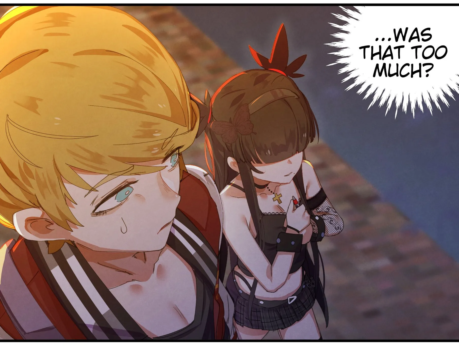 Goth Girl & The Jock (Colored) Chapter 28 page 8 - 