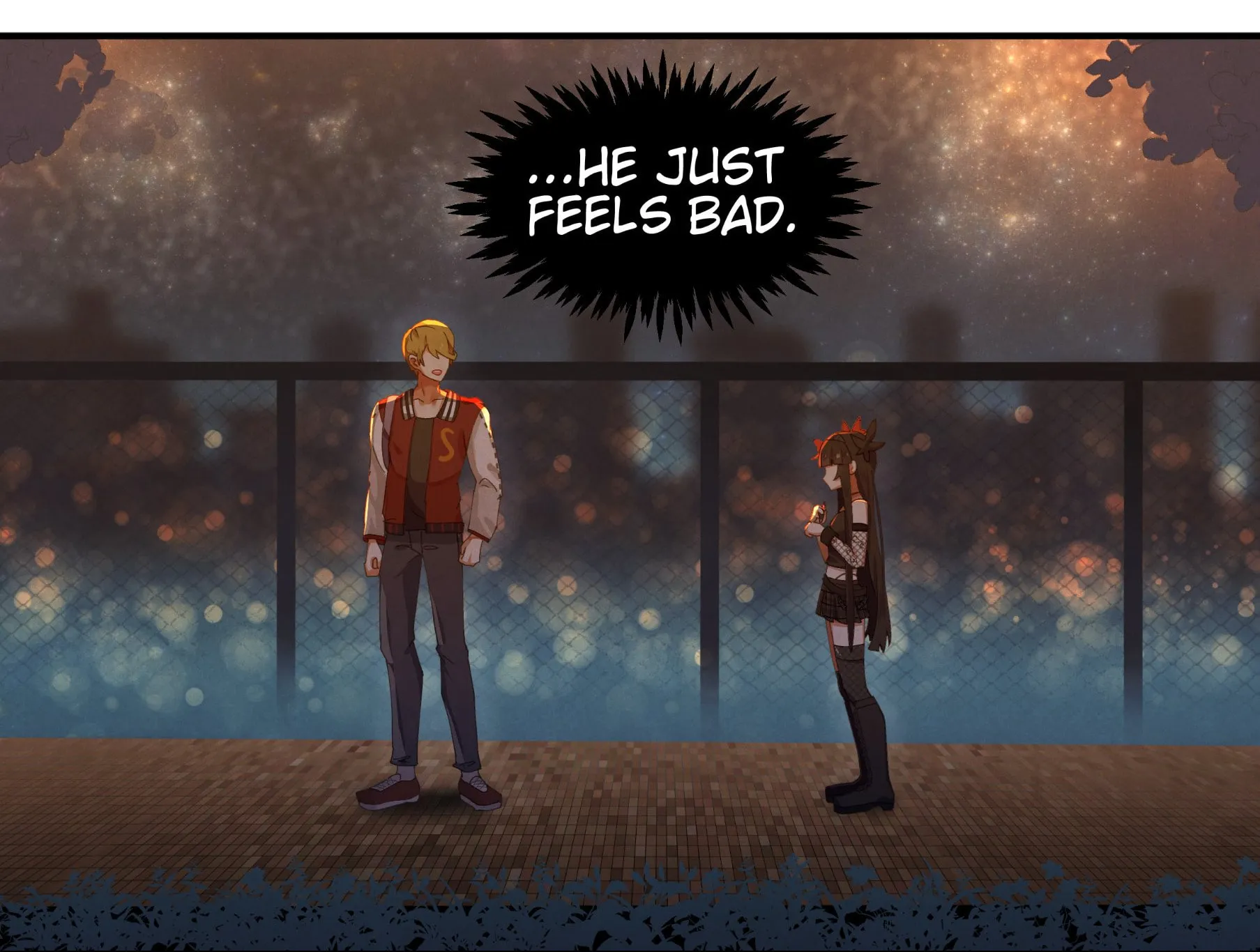 Goth Girl & The Jock (Colored) Chapter 29 page 3 - 