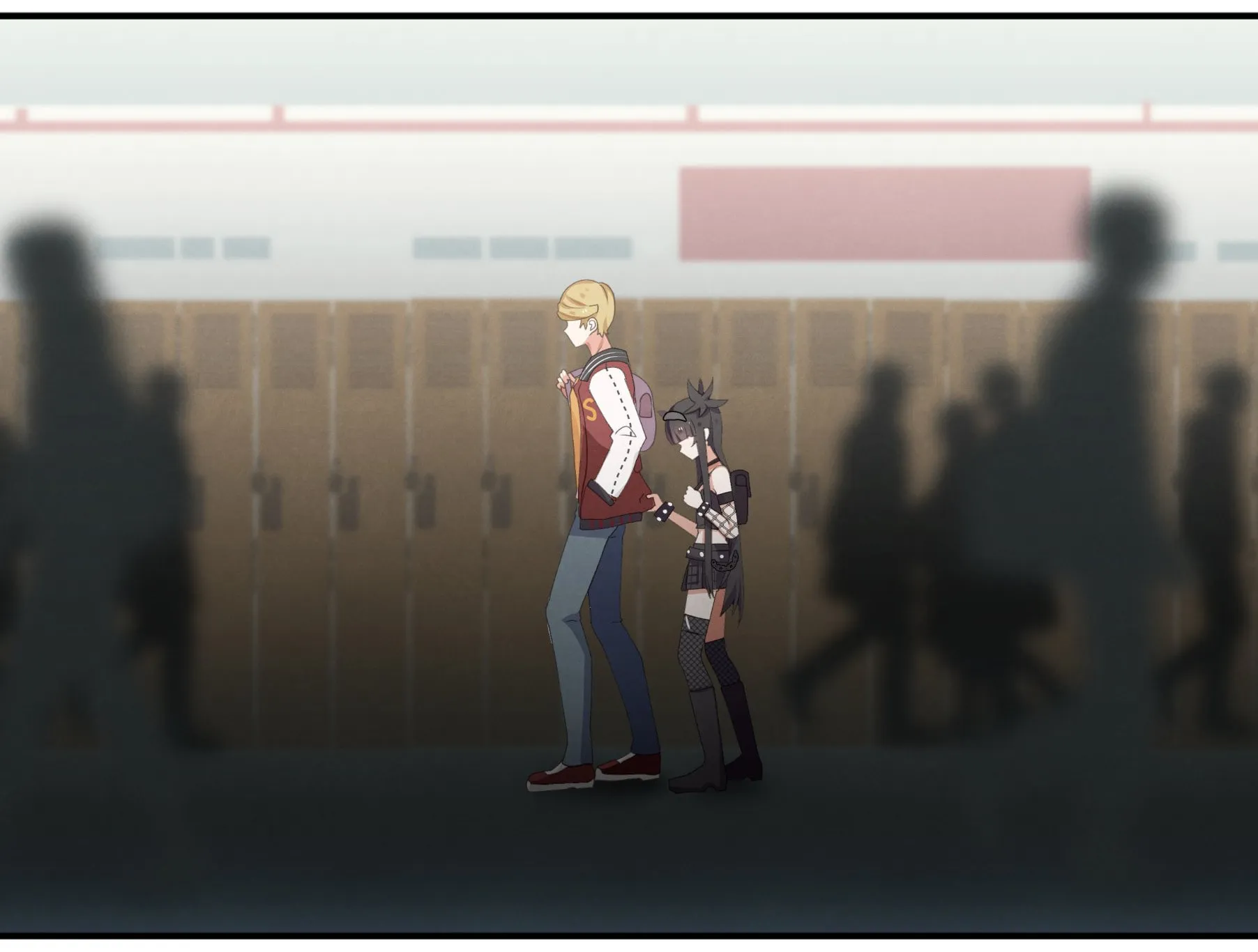 Goth Girl & The Jock (Colored) Chapter 33 page 2 - 