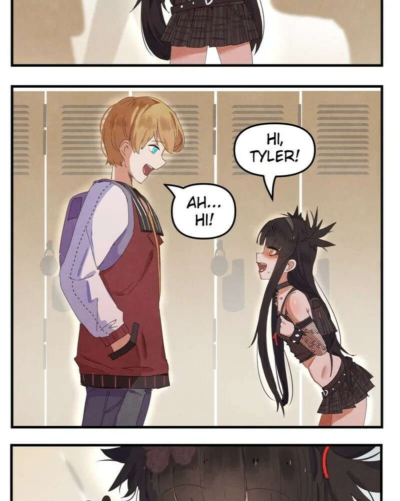 Goth Girl & The Jock (Colored) Chapter 5 page 4 - 