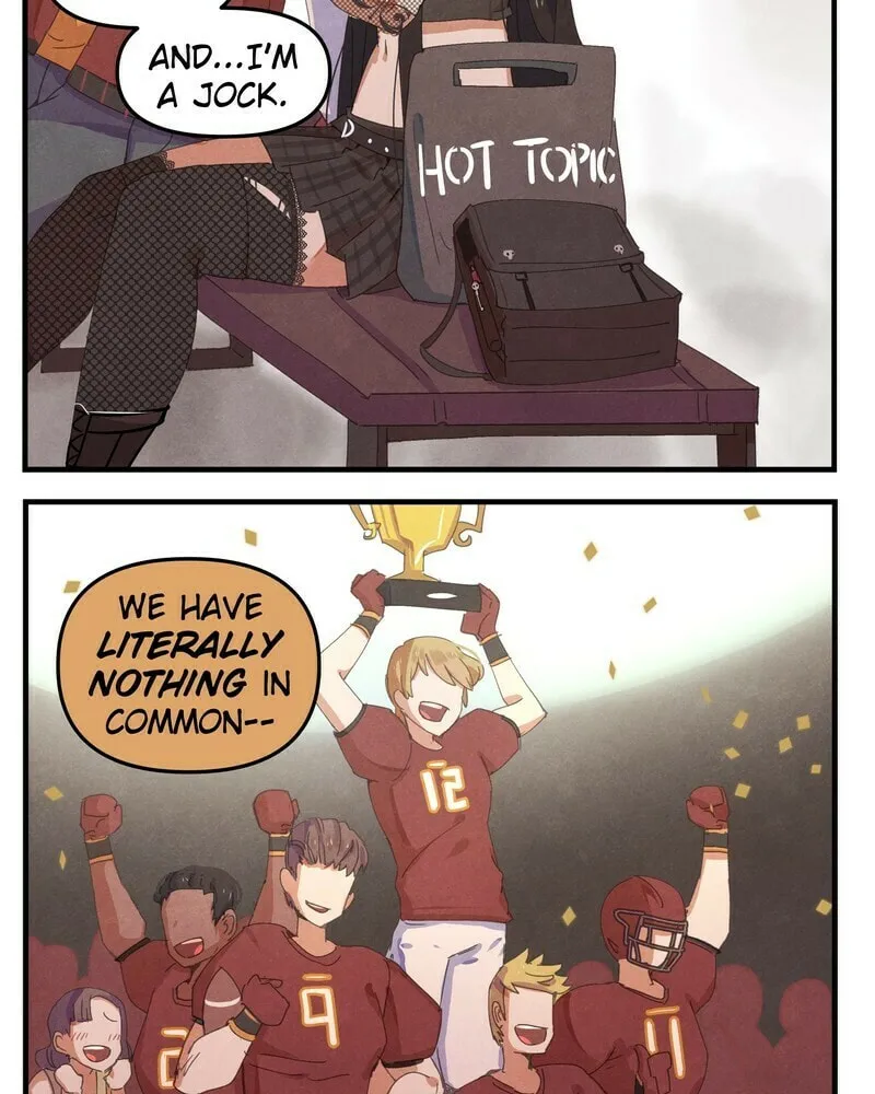 Goth Girl & The Jock (Colored) Chapter 5 page 8 - 