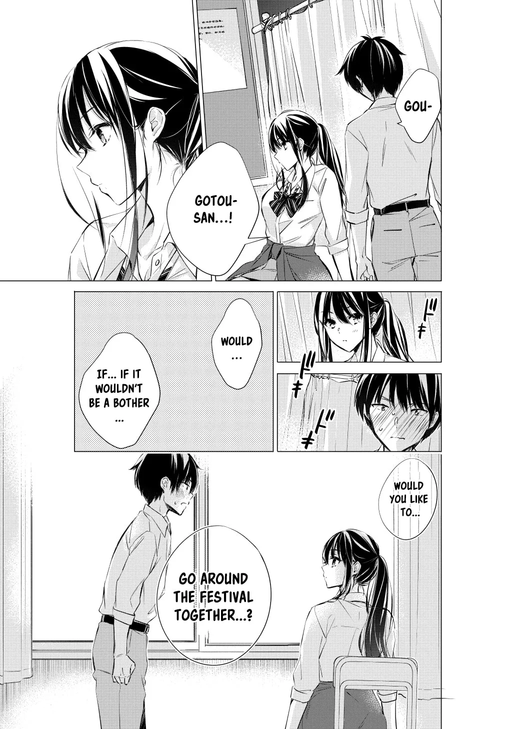 Gotou-san wa Furimukasetai! Chapter 66 page 3 - 