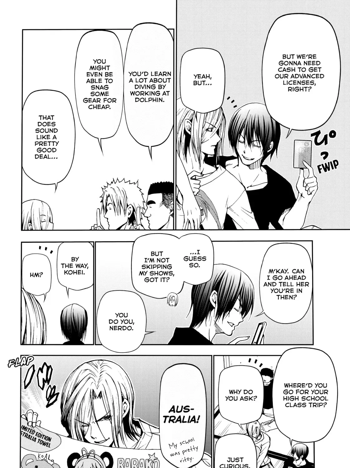Read Grand Blue Dreaming chapter 0.7 image 54 on Lezhin