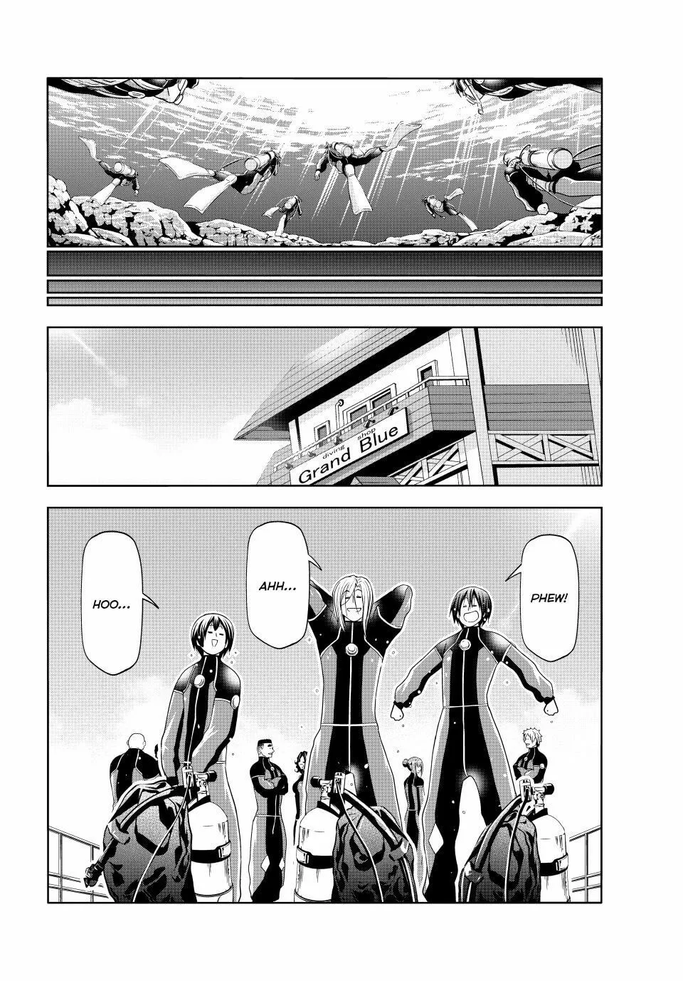 Read Grand Blue Dreaming chapter 105 image 3 on Lezhin