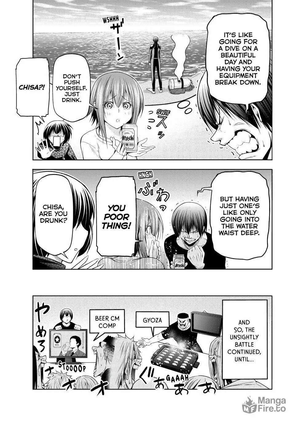 Read Grand Blue Dreaming chapter 105 image 32 on Lezhin