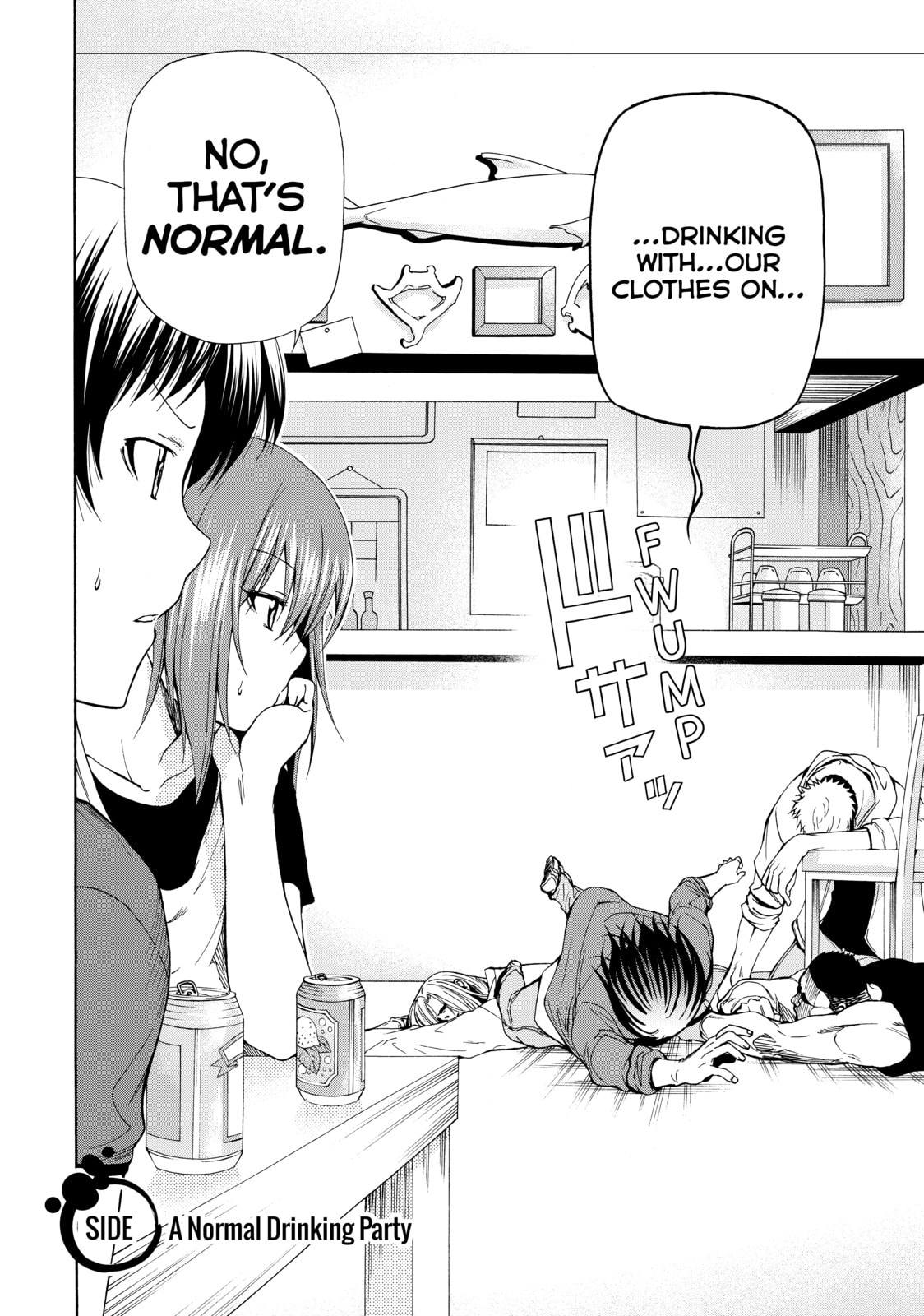 Read Grand Blue Dreaming chapter 12.1 image 1 on Lezhin