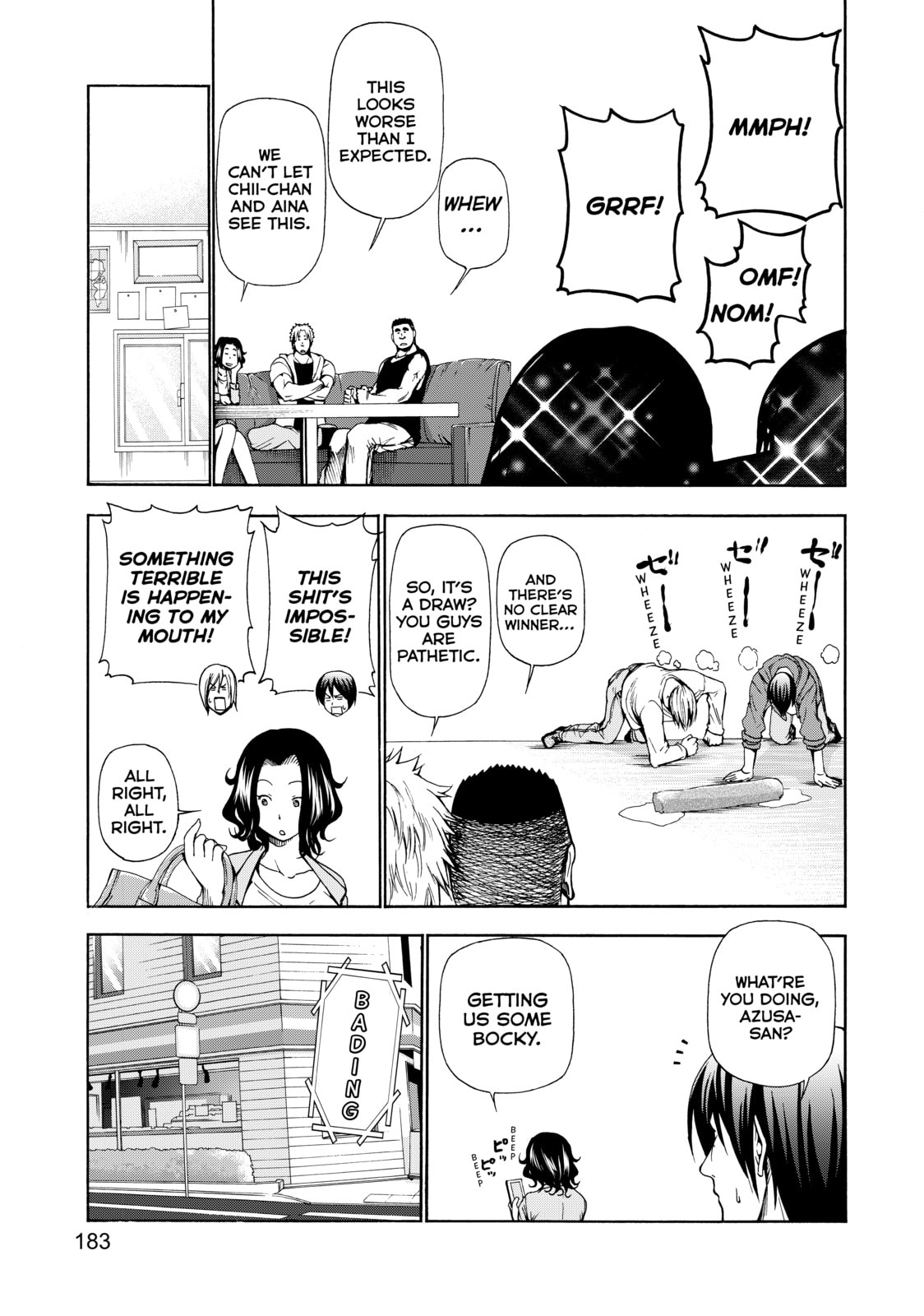 Read Grand Blue Dreaming chapter 12.1 image 10 on Lezhin