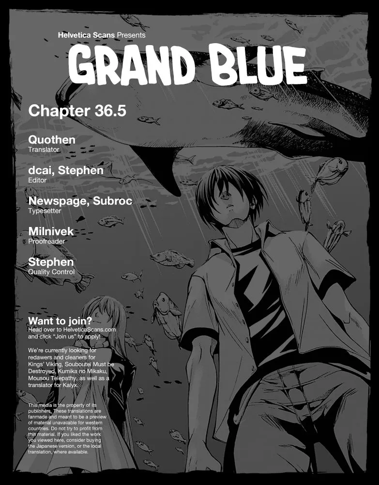 Read Grand Blue Dreaming chapter 36.5 image 0 on Lezhin