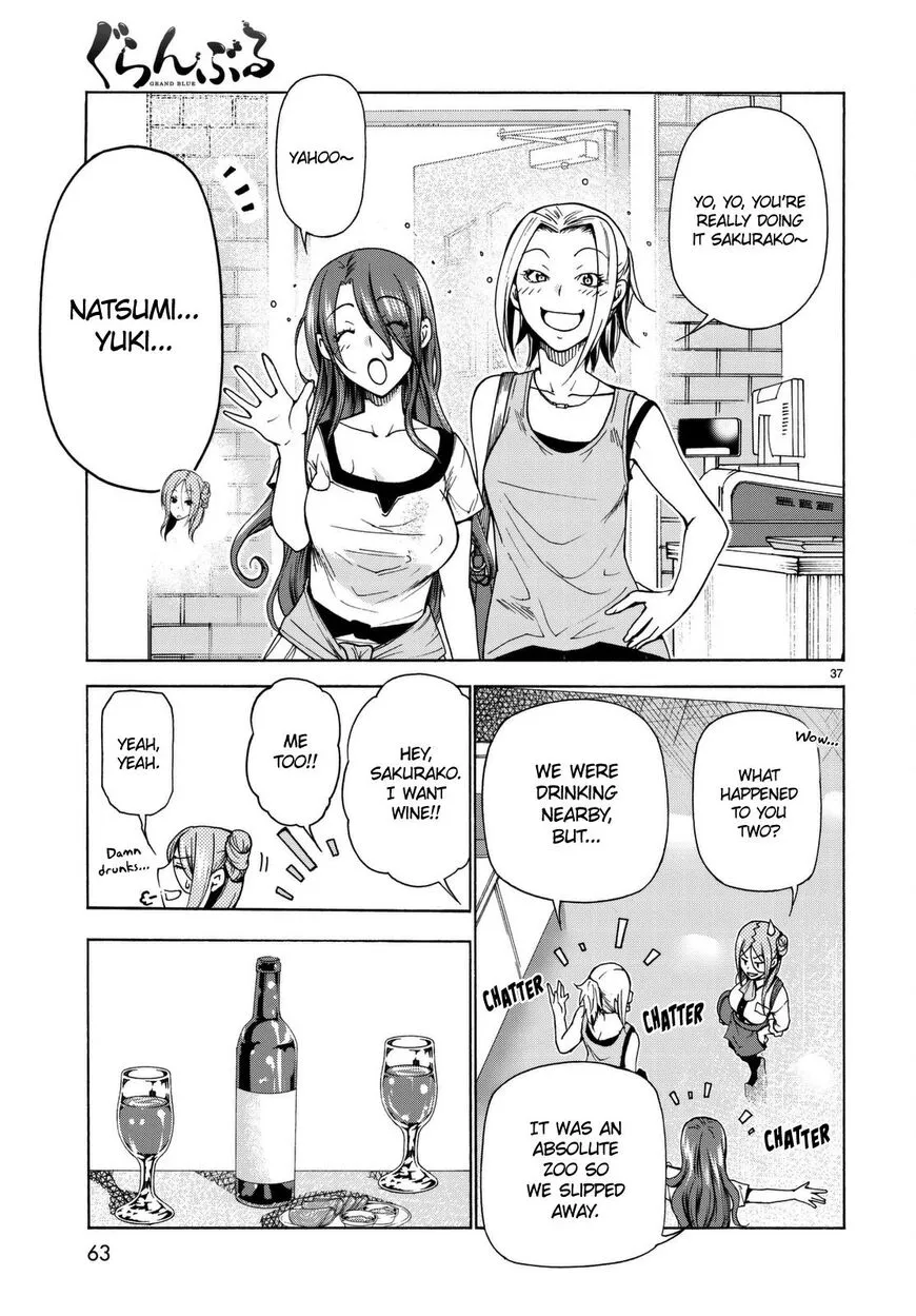Read Grand Blue Dreaming chapter 37.1 image 37 on Lezhin