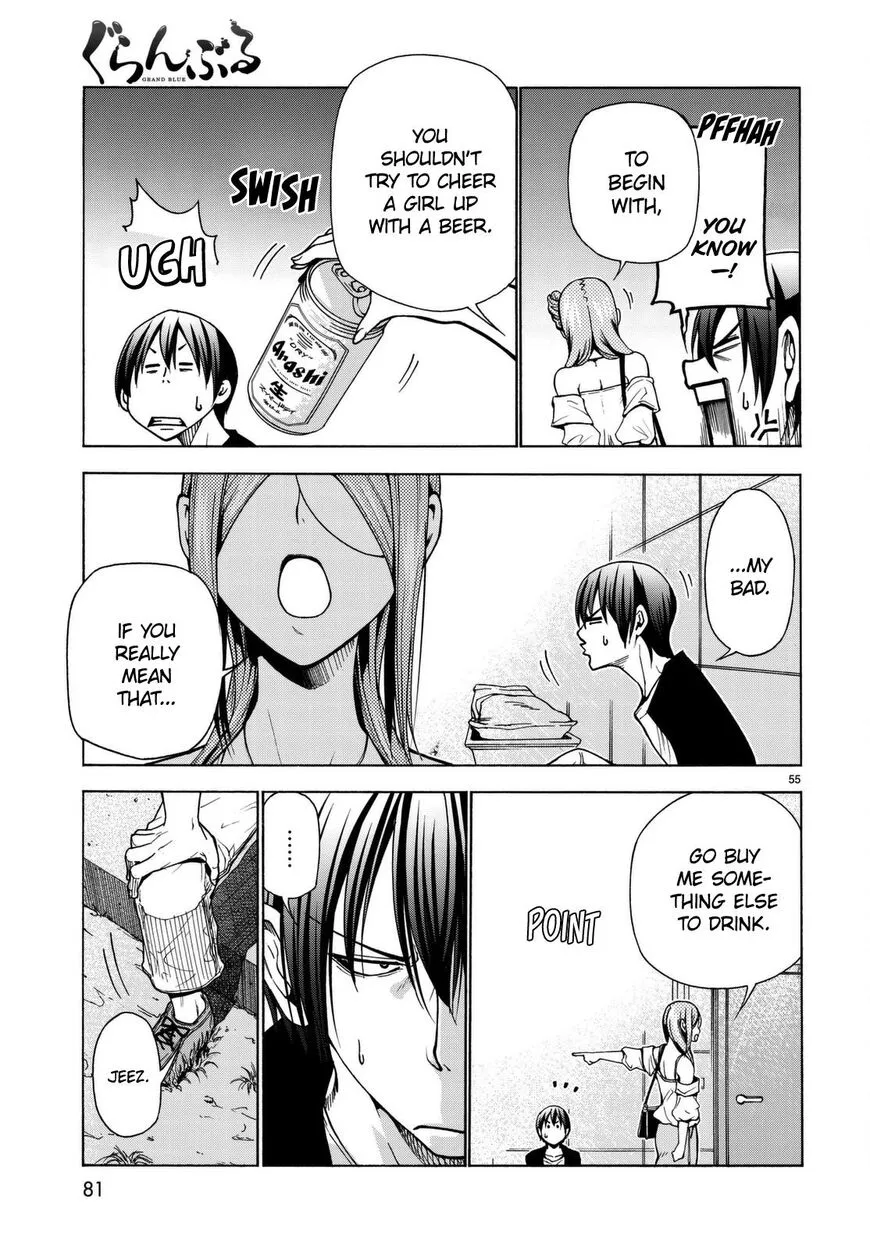Read Grand Blue Dreaming chapter 37.1 image 55 on Lezhin