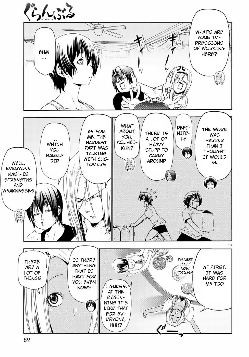 Read Grand Blue Dreaming chapter 56.1 image 12 on Lezhin