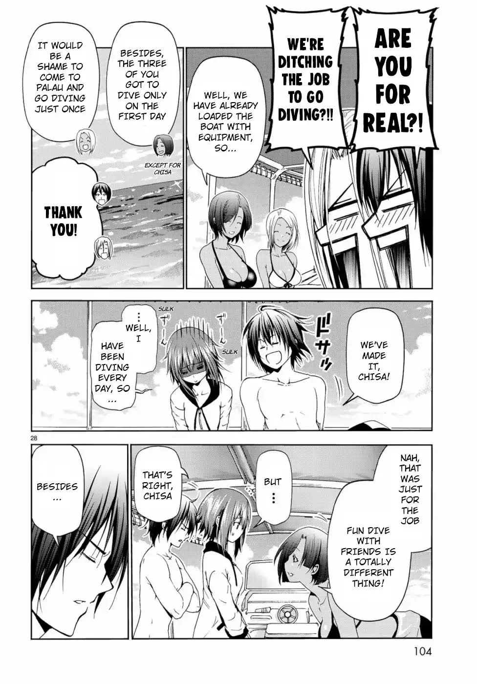 Read Grand Blue Dreaming chapter 56.1 image 27 on Lezhin