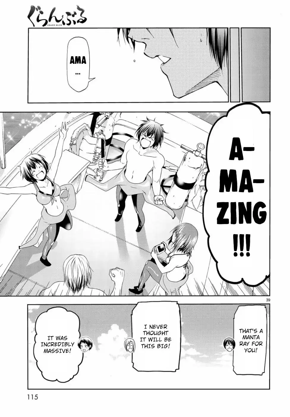 Read Grand Blue Dreaming chapter 56.1 image 36 on Lezhin