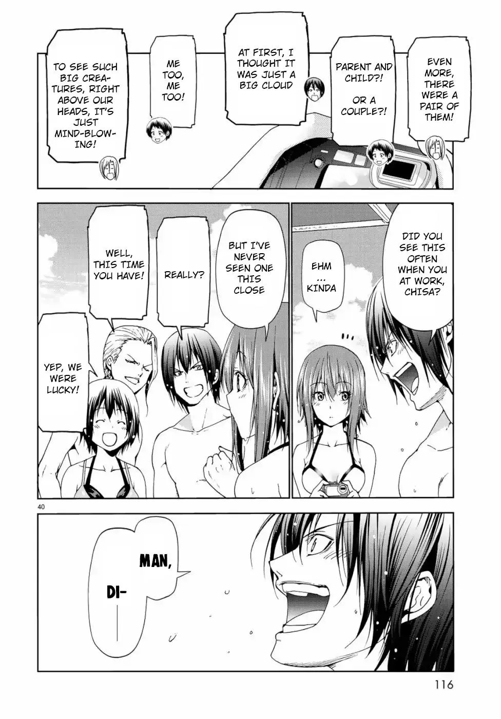 Read Grand Blue Dreaming chapter 56.1 image 37 on Lezhin