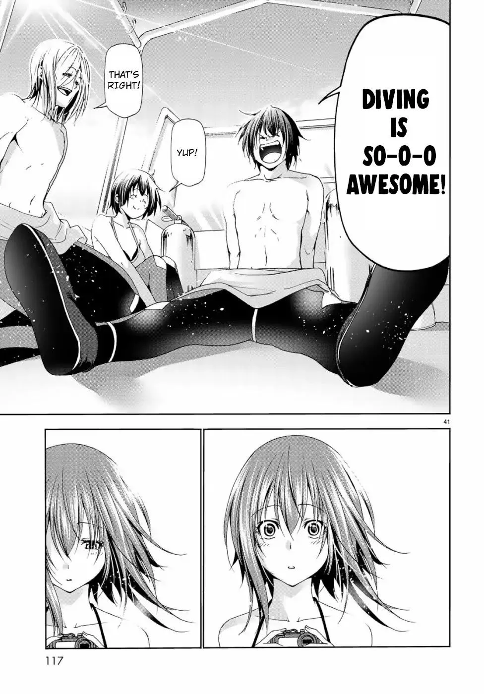 Read Grand Blue Dreaming chapter 56.1 image 38 on Lezhin