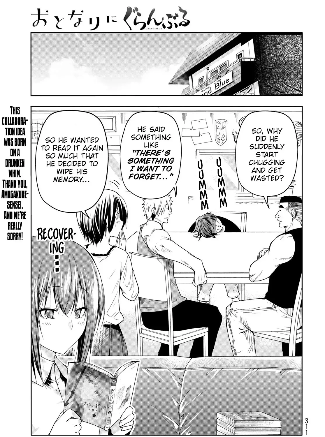 Read Grand Blue Dreaming chapter 85.5 image 74 on Lezhin