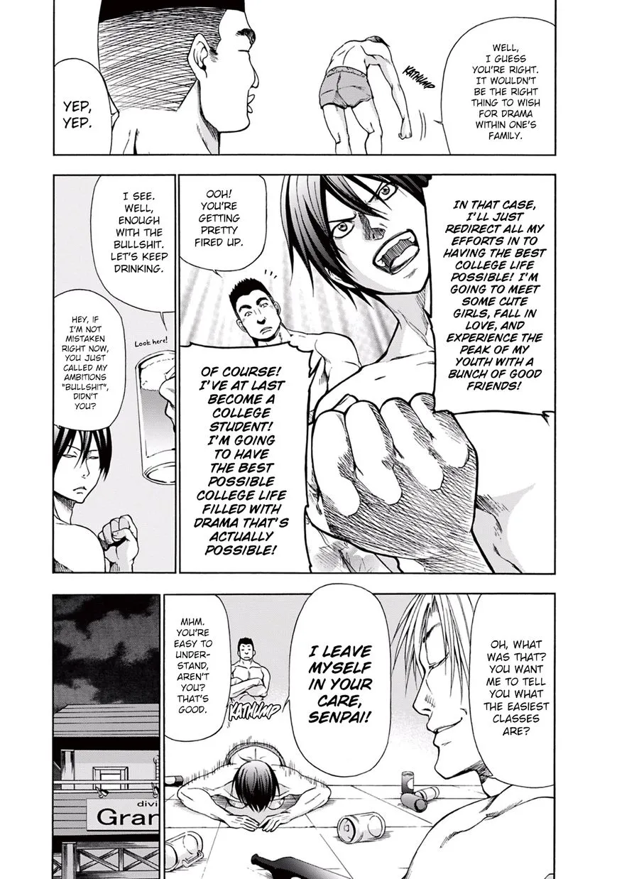 Read Grand Blue chapter 1 image 41 on Lezhin