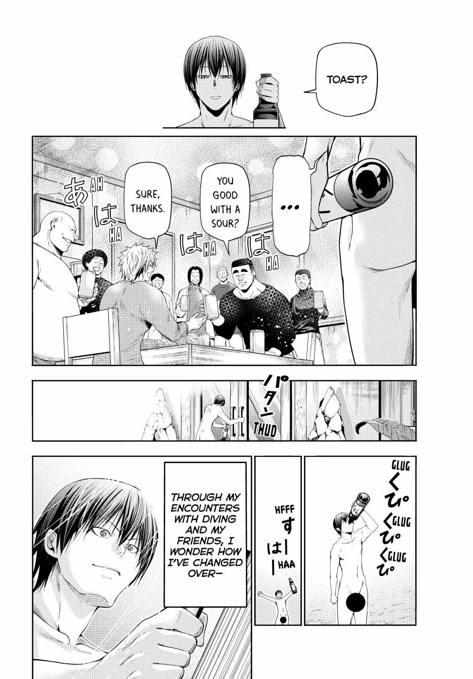 Read Grand Blue chapter 100 image 10 on Lezhin