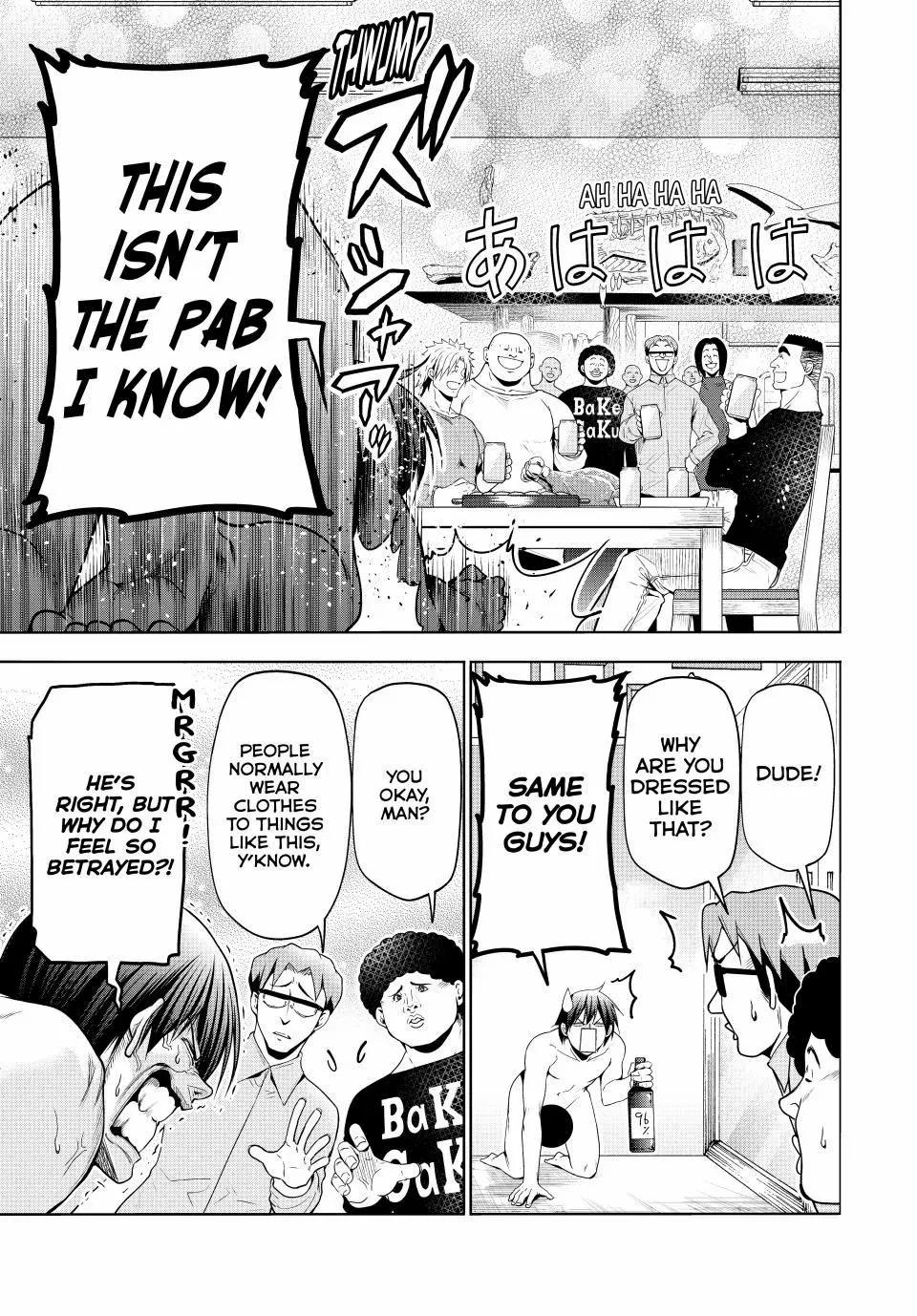Read Grand Blue chapter 100 image 11 on Lezhin