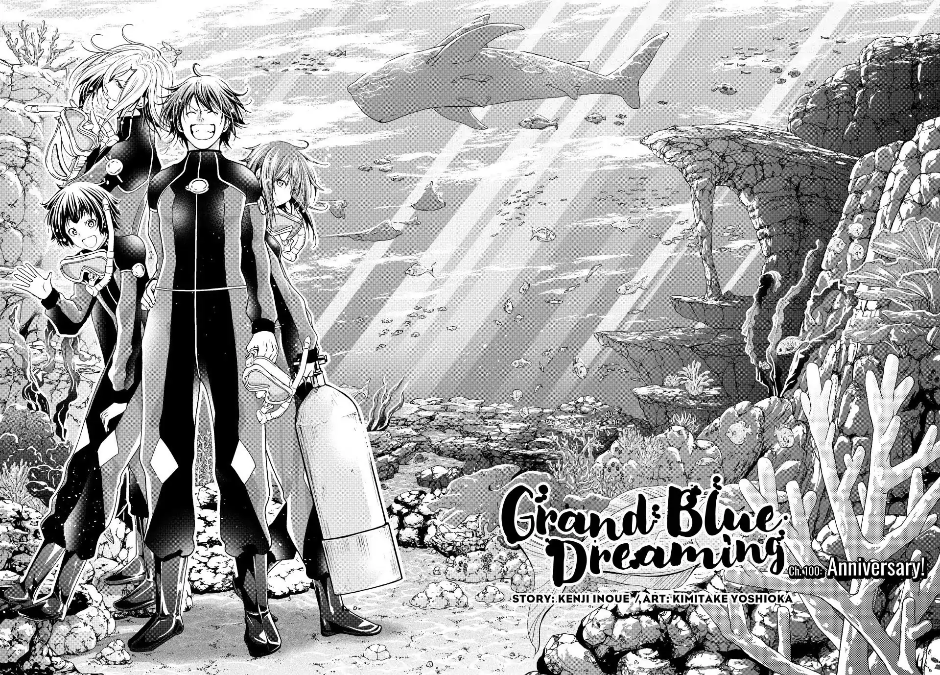 Read Grand Blue chapter 100 image 2 on Lezhin