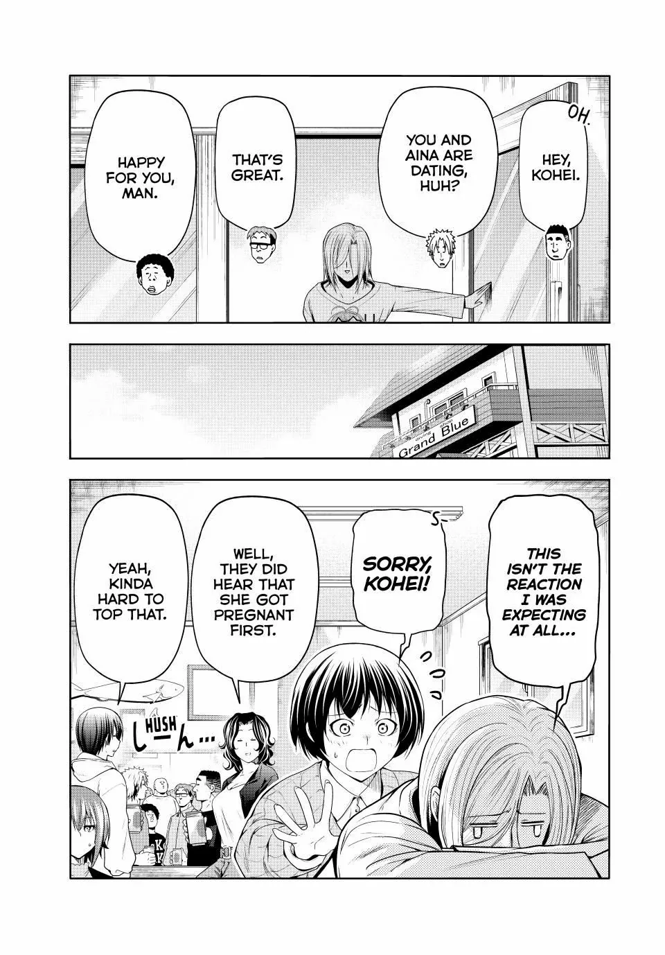 Read Grand Blue chapter 100 image 35 on Lezhin