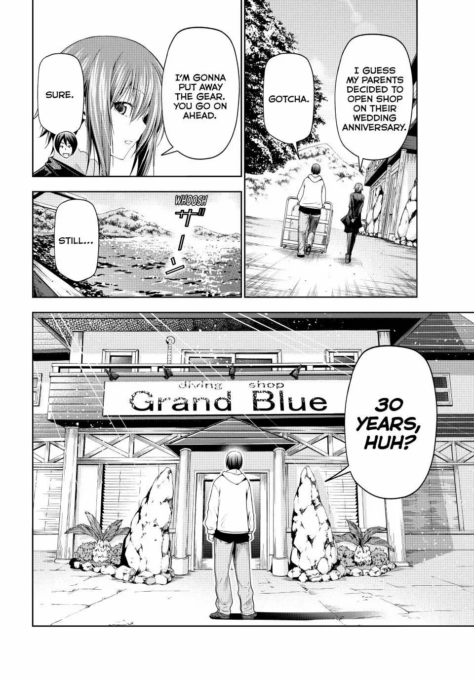 Read Grand Blue chapter 100 image 5 on Lezhin