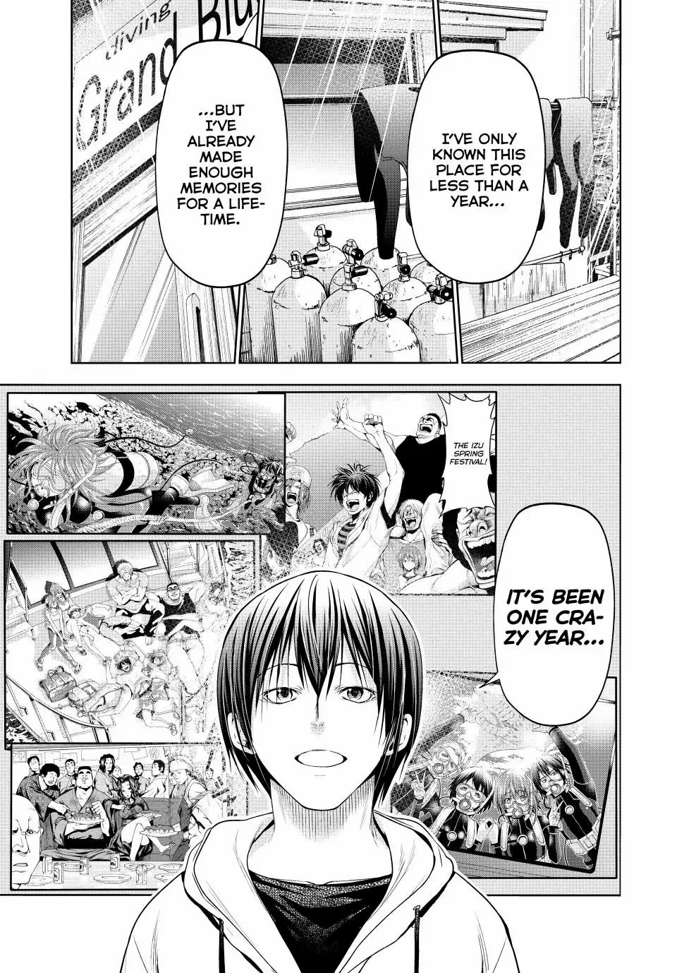 Read Grand Blue chapter 100 image 6 on Lezhin