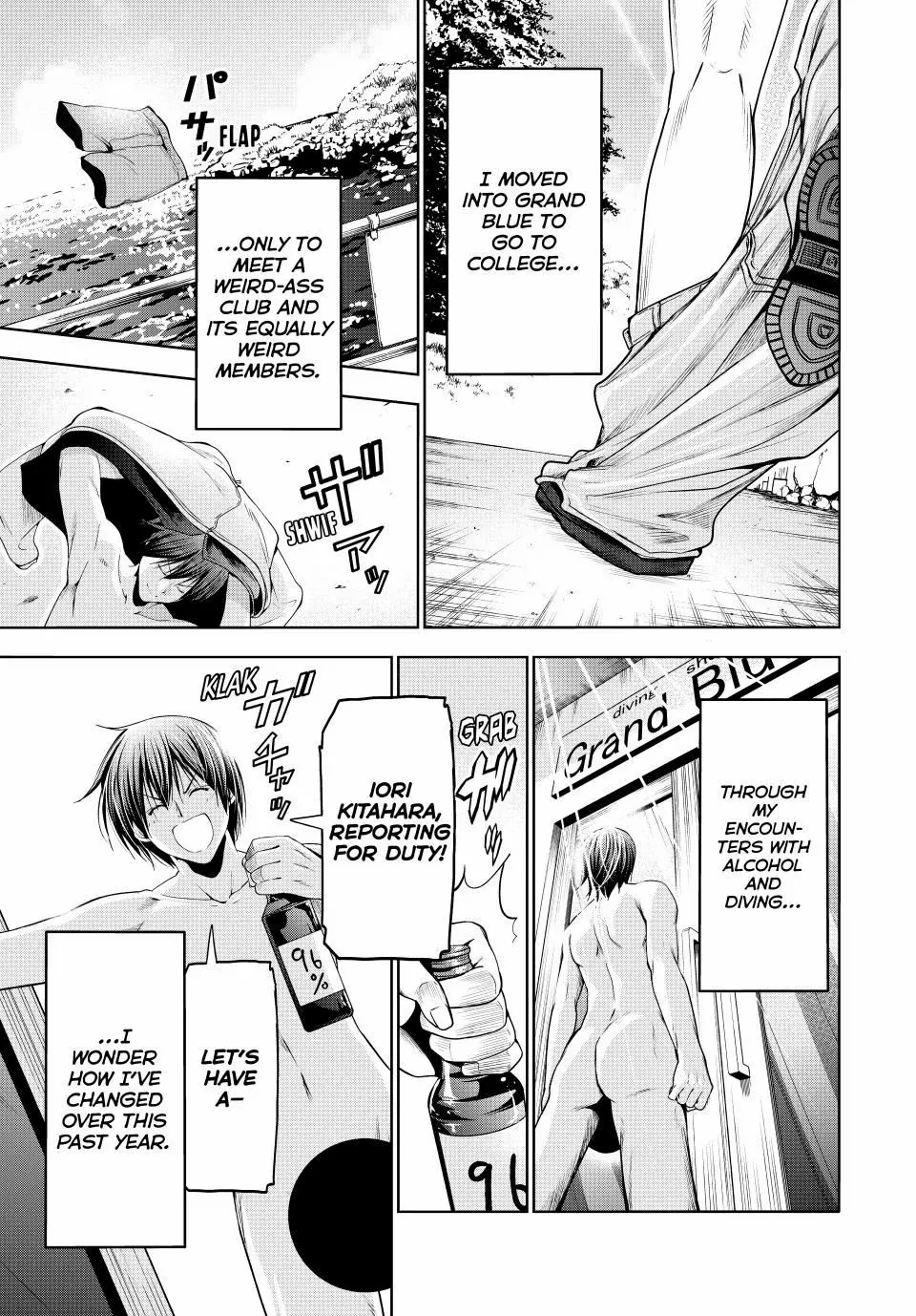 Read Grand Blue chapter 100 image 8 on Lezhin