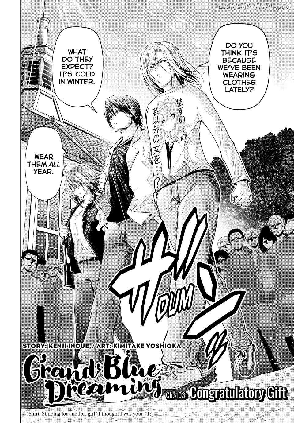 Read Grand Blue chapter 103 image 1 on Lezhin