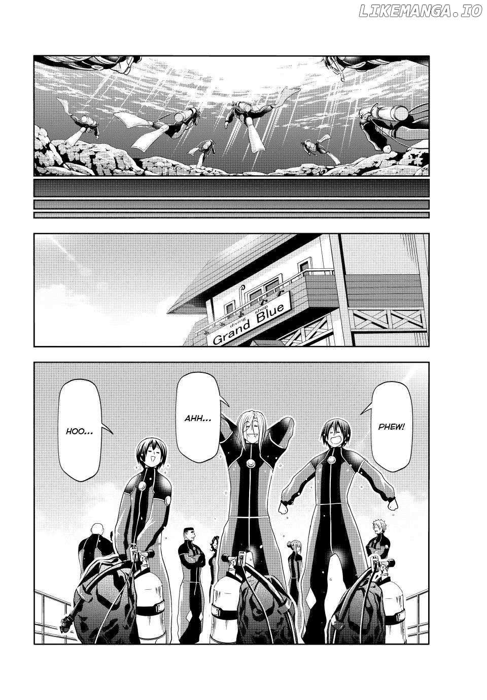 Read Grand Blue chapter 105 image 4 on Lezhin