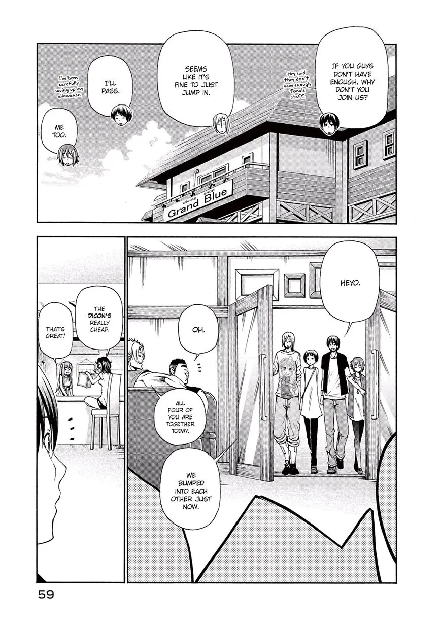 Read Grand Blue chapter 15 image 3 on Lezhin