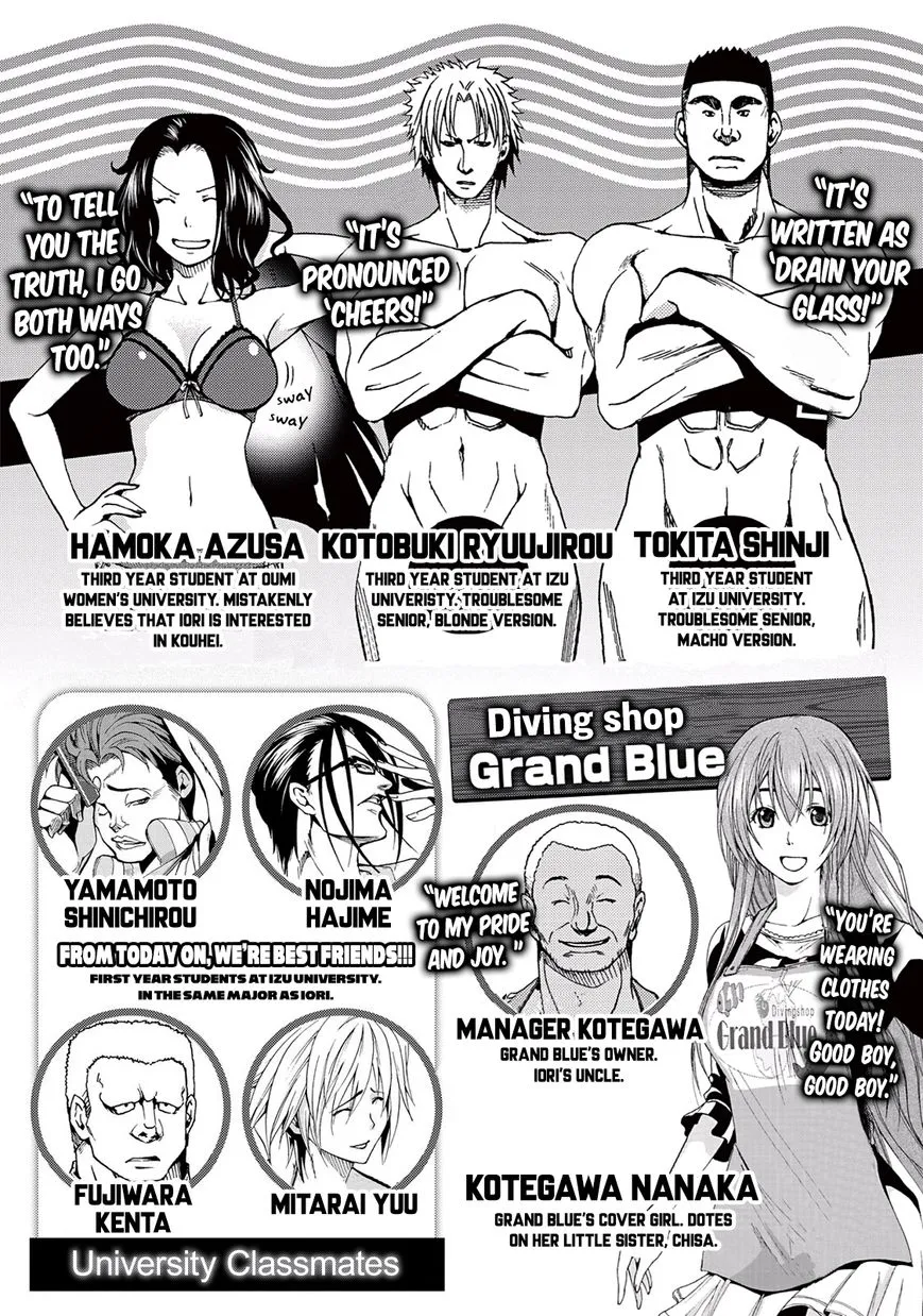 Read Grand Blue chapter 18 image 2 on Lezhin
