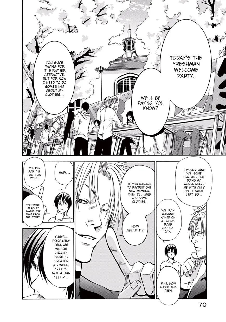 Read Grand Blue chapter 2 image 18 on Lezhin