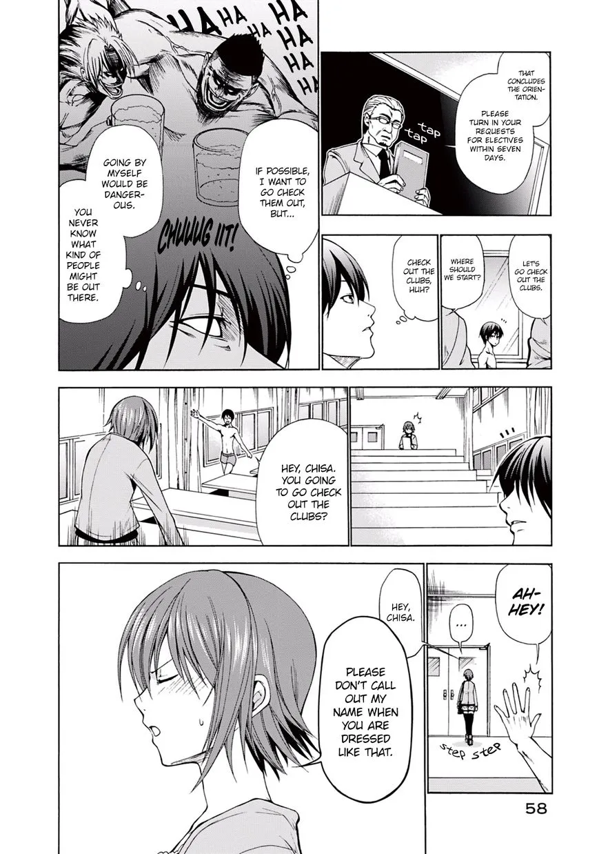 Read Grand Blue chapter 2 image 6 on Lezhin