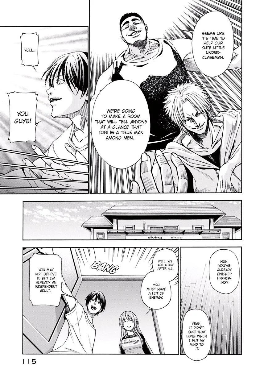 Read Grand Blue chapter 3 image 17 on Lezhin