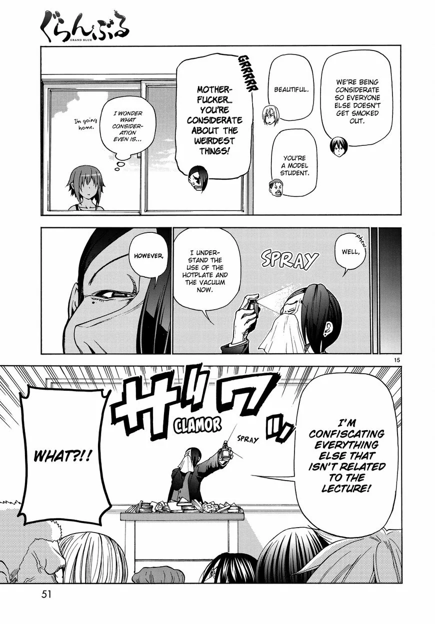 Read Grand Blue chapter 31 image 16 on Lezhin