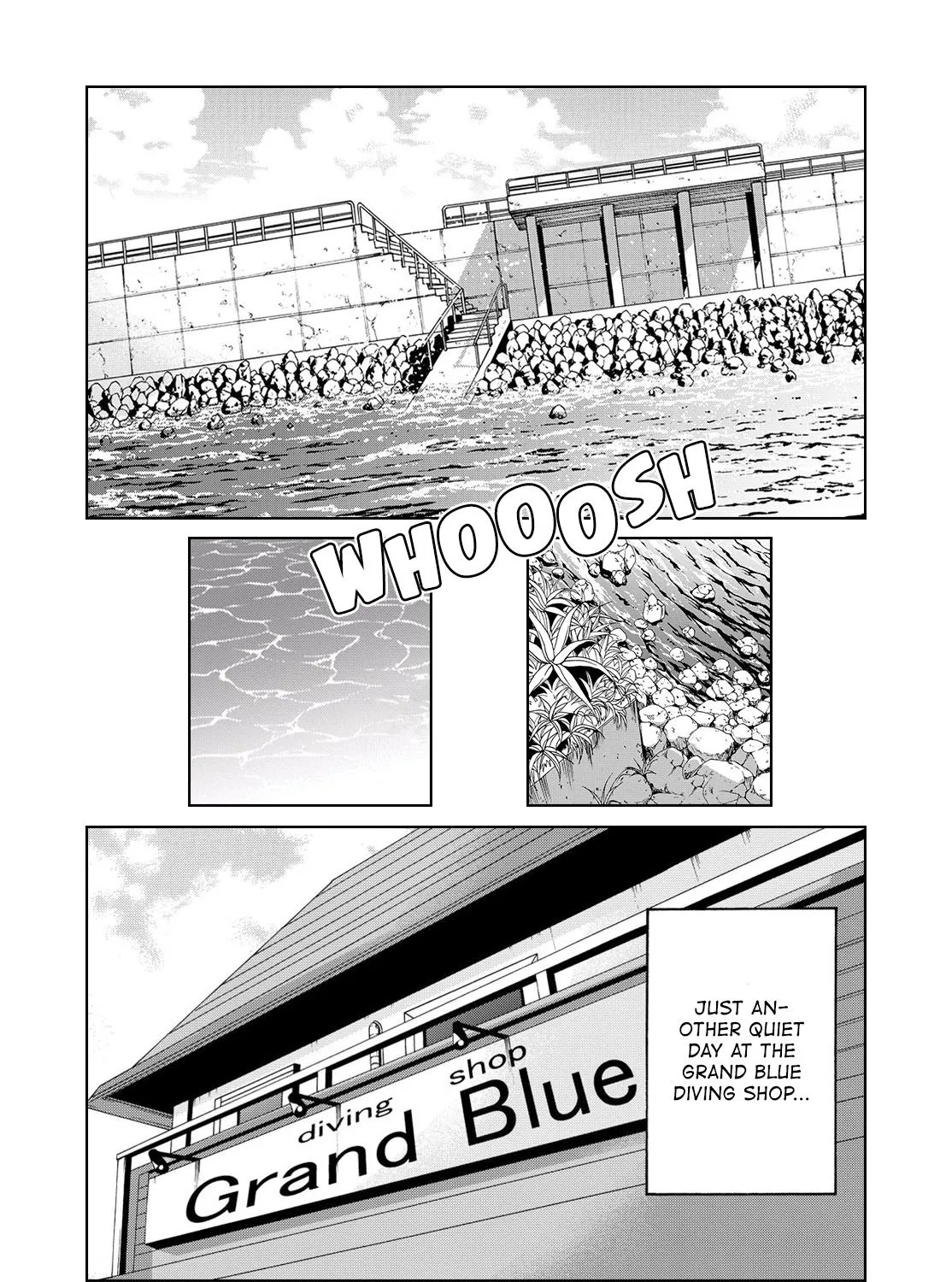 Read Grand Blue chapter 32.5 image 1 on Lezhin