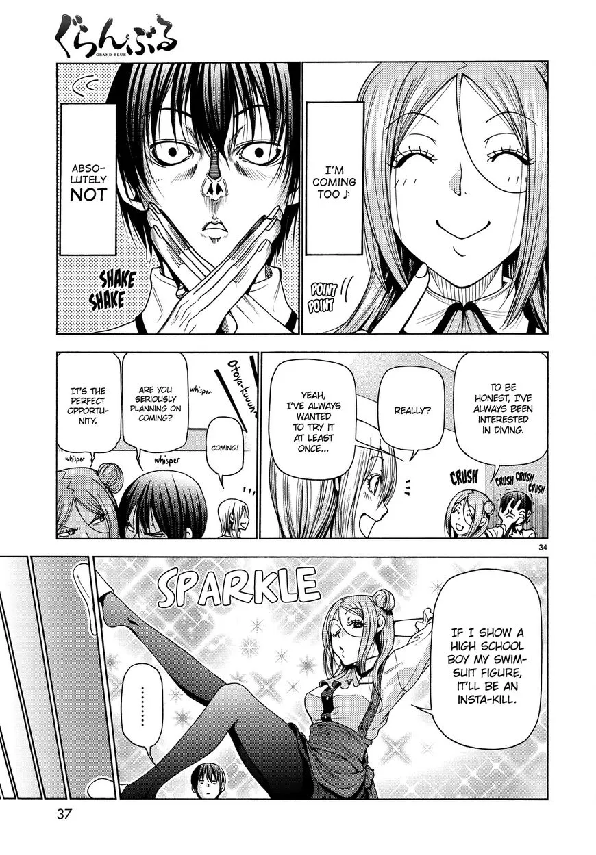 Read Grand Blue chapter 34 image 35 on Lezhin