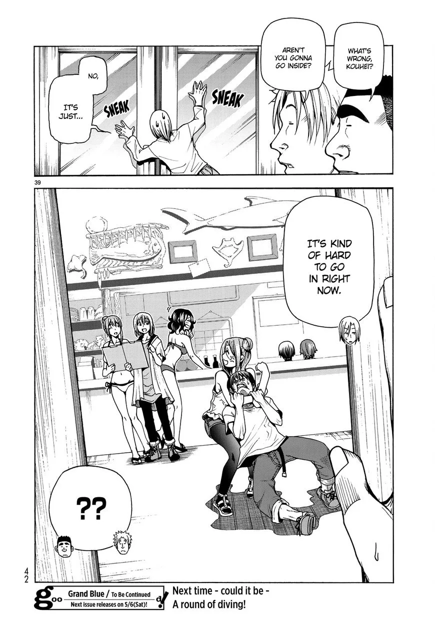 Read Grand Blue chapter 34 image 40 on Lezhin