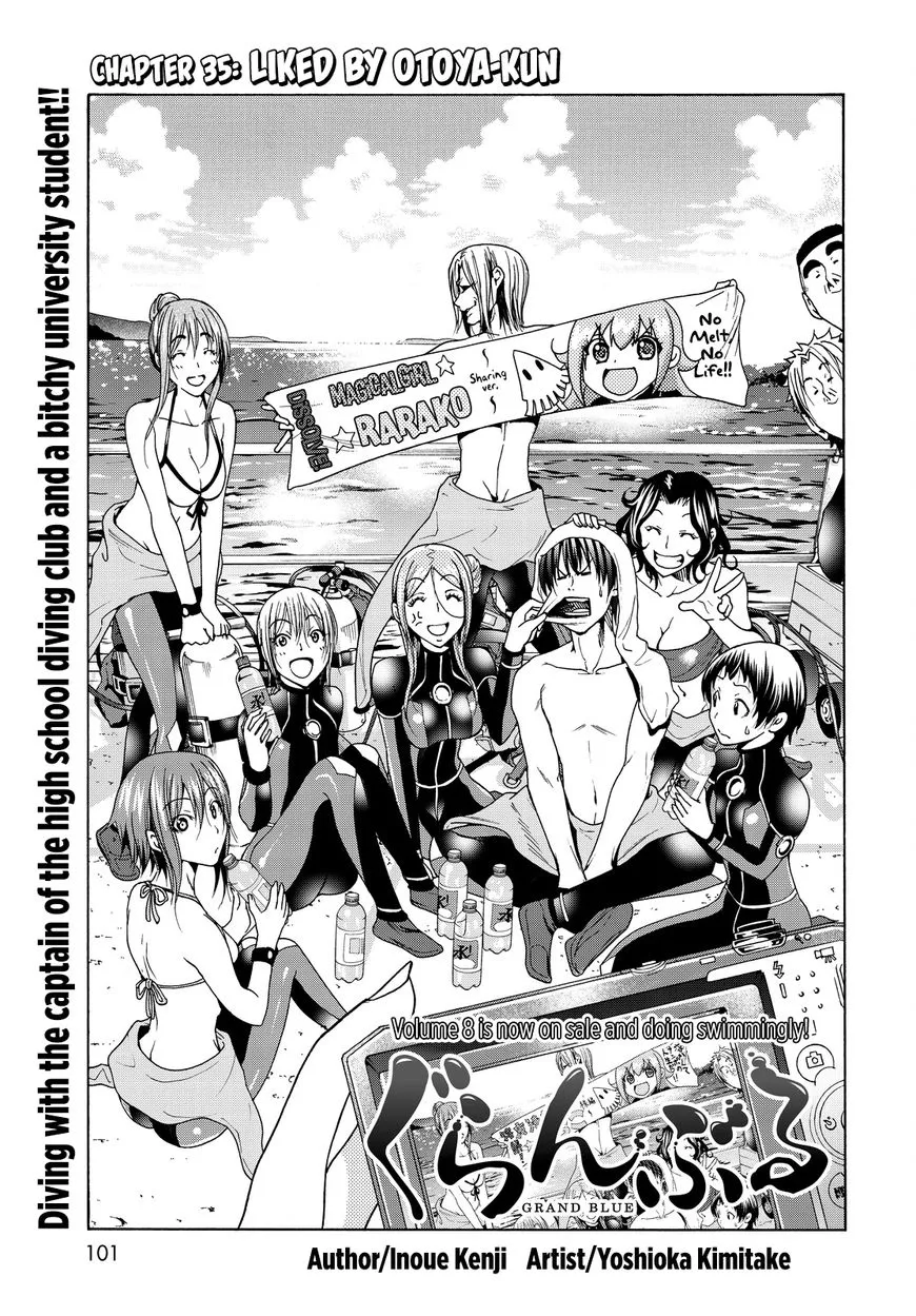 Read Grand Blue chapter 35 image 4 on Lezhin