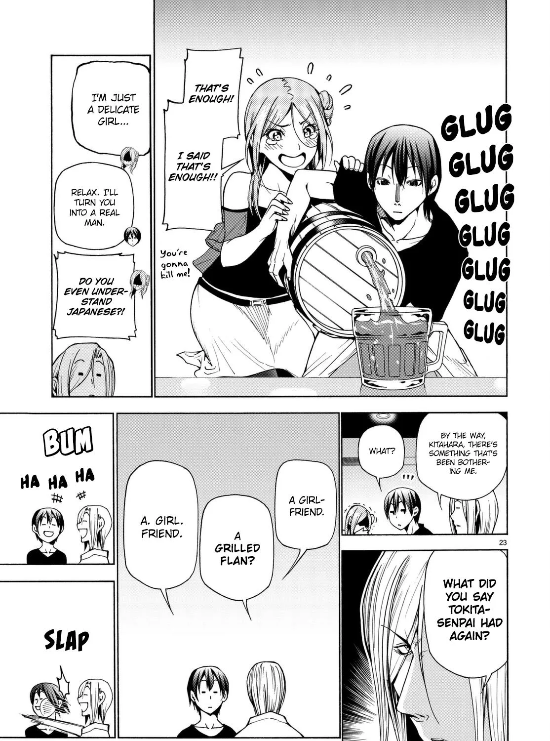 Read Grand Blue chapter 37.1 image 45 on Lezhin
