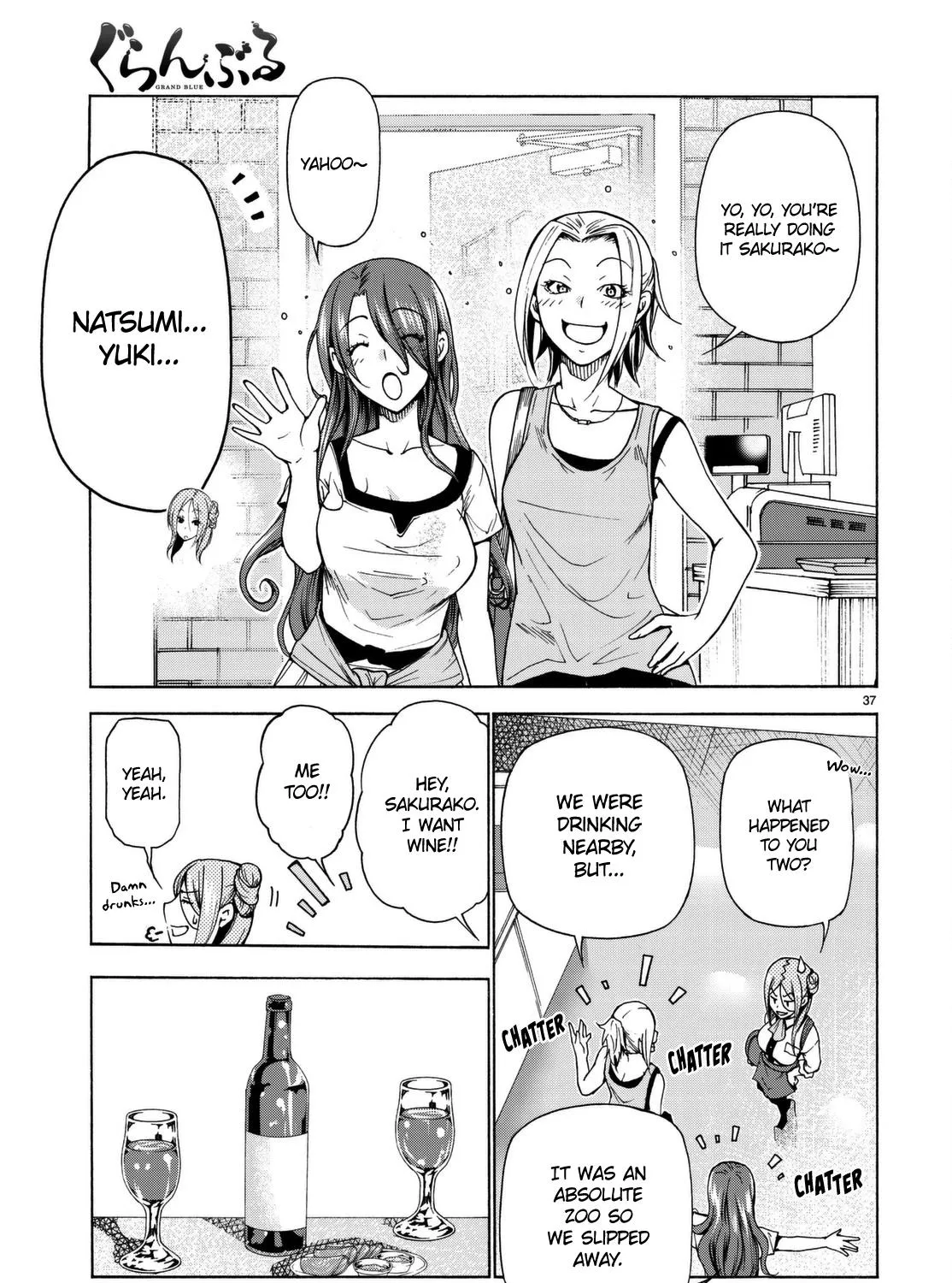Read Grand Blue chapter 37.1 image 73 on Lezhin