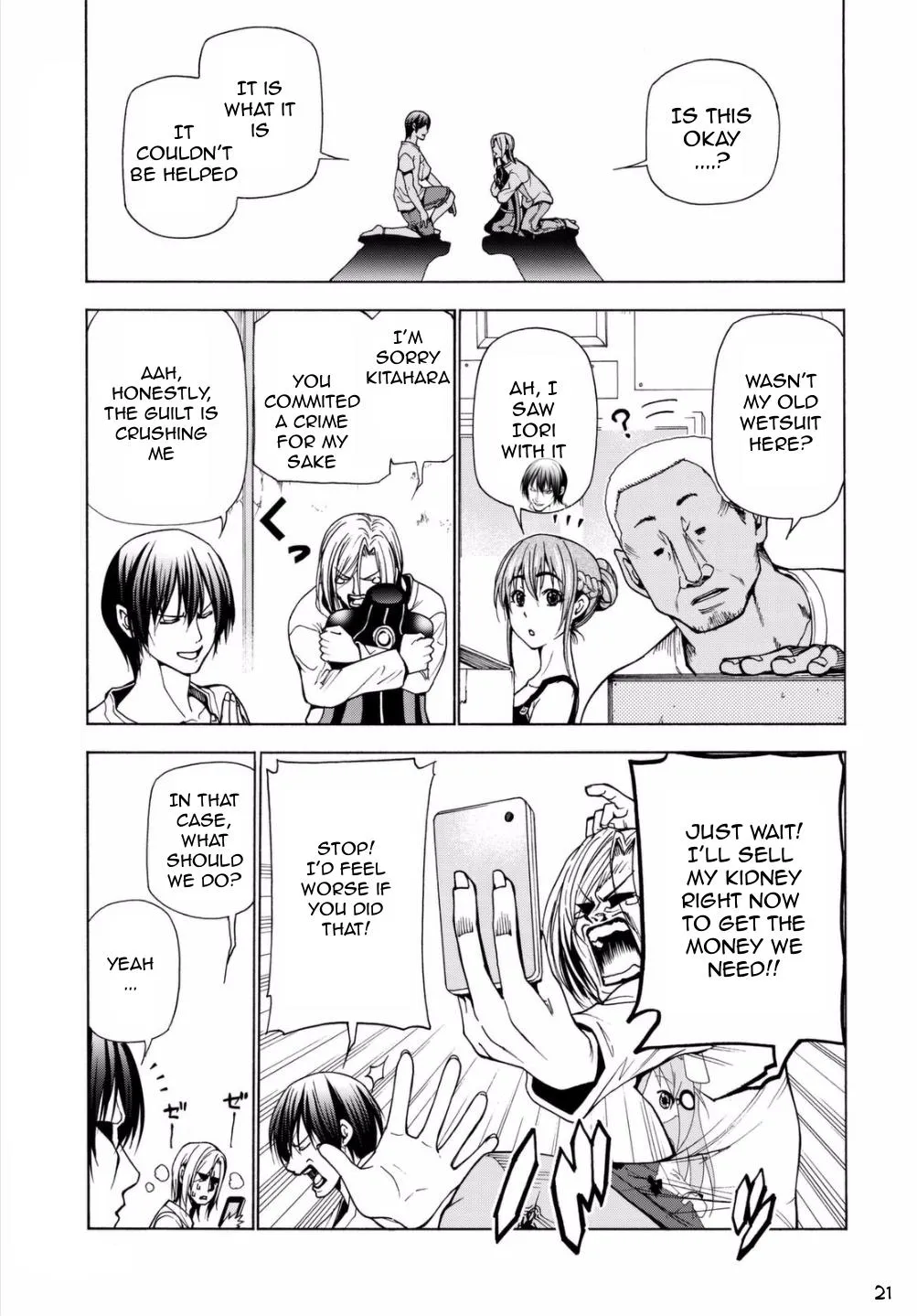 Read Grand Blue chapter 39 image 20 on Lezhin